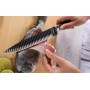 Set de cutite profesionale pentru bucatari din otel inoxidabil, 6 piese, cuțit bucătar, cuțit utilitar, curatator pentru legume, cuțit pentru fructe, foarfece ascutite, cuțit pentru carne.
