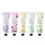 Set 5 creme de mâini hidratante și nutritive – extracte naturale, 5 arome florale, 5 x 30g