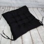 Perna moale pentru scaun, 38*38 cm. Negru