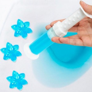 Odorizant gel toaleta, aplicare direct pe vasul de toaleta, curatare WC, 12 aplicatii, Ocean
