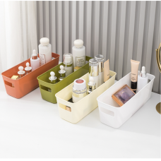Set 2 Organizatoare multifunctionale pentru sertar sau birou, Cos de depozitare, Verde.