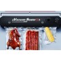 Aparat de vidat alimente Vacuum Sealer X, Cadou 10 pungi, 110W, 30 cm, sigilare dublă, mare putere de aspirare, negru