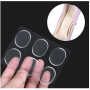 Set 12 mini talonete, tip pernite din silicon, 2,5 cm
