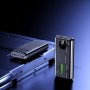 Powerbank 10000mAh, 4 x USB, Încărcare Rapidă 22.5W, QC3.0, Cu LED-uri, Negru