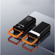 Power Bank 30.000 mAh cu Încărcare Rapidă 120W – Afișaj LED, Lanternă Integrată, Compatibil Universal. Negru