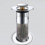 Dop pentru chiuveta, Ventil lavoar, filtru de drenaj pentru baie, bucatarie, Cupru, 3*8cm, 34-40mm. Cupru