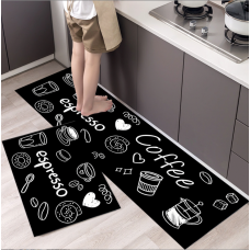 Set 2 Covoare Antiderapante pentru Baie și Bucătărie – Confort, Siguranță și Design espresso