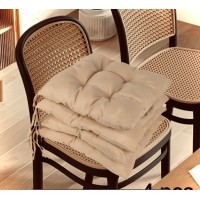 Perna moale pentru scaun, 38*38 cm. Bej