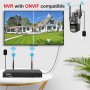 Camera de supraveghere dubla P11 Pro WIFI GBV LOGIC, 9 MP, exterior/interior, zoom 8X, rotativa, senzor miscare, aplicatie, rezistenta la apa, infrarosu, detectare umana, slot de card, vedere nocturna