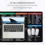 Mousepad XXL 80*30 cm pentru Birou & Gaming –Design Tehnic Tip Tabel cu Shortcut-uri Tastatură, Antiderapant, Negru №7
