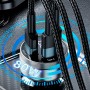 Încărcător Auto Essager 80W – Cu 3 Porturi, Încărcare Rapidă PD/QC, Afișaj LED și Protecție Avansată