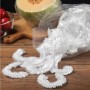 Set 120 Huse/Capace/Folii pentru alimente si boluri, Transparente din PVC cu elastic Alb, Universale
