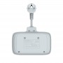 Prelungitor LDNIO cu 2 Prize Schuko și 4 Porturi de Încărcare (3xUSB-A + 1xUSB-C QC/PD) – Puternic, Compact și Sigur.Alb.