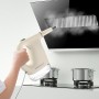 Aparat curățare cu abur portabil 1200W, 8 capete, 450ml, pentru gresie, baie, bucătărie și geamuri, bej.