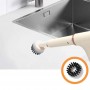 Aparat curățare cu abur portabil 1200W, 8 capete, 450ml, pentru gresie, baie, bucătărie și geamuri, bej.