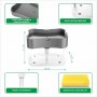 Dozator Flippy, Dozator, Dispenser 2 in 1 pentru Detergent Lichid de Vase, transparent, 380 ml, 13x10x11 cm