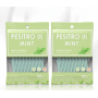 Set 200 Bucăți Ață Dentară cu Scobitoare Pesitro – Aromă de Mentă , Ambalaj Verde