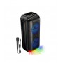 Boxa portabila 6” cu microfon ZQS - 6227 60W PMPO BT/FM/USB/TWS RGB