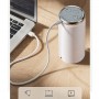 Pompă Electrică pentru Apă, cu Suport de Masă, USB Type-C, Dozare Automată, Alb