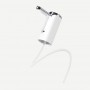 Pompă Electrică pentru Apă, cu Suport de Masă, USB Type-C, Dozare Automată, Alb