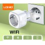 Priză Inteligentă LDNIO SEW1080– Control de la Distanță prin Wi-Fi 2.4 GHz și Bluetooth, Alb.