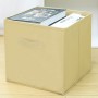 Cutie depozitare, pentru organizare eficienta casa, birou sau camera copiilor, textile, 28* 28* 28cm, Bej