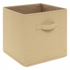 Cutie depozitare, pentru organizare eficienta casa, birou sau camera copiilor, textile, 28* 28* 28cm, Bej