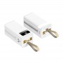 Power Bank DX205 50000 mAh, Încărcare Rapidă QC/PD 120W, Lanternă LED, Alb.