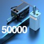 Power Bank DX205 50000 mAh, Încărcare Rapidă QC/PD 120W, Lanternă LED, Alb.