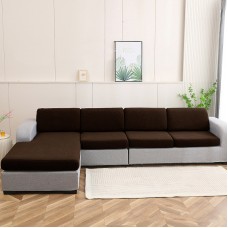 Husă impermeabilă cu elastic pentru canapea cu 3 locuri – protecție și aspect îngrijit, L (140-170 cm) Maro inchis