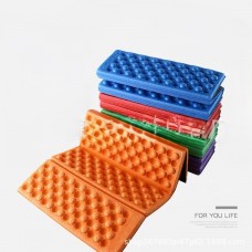 Pernuță pliabilă din spumă XPE, impermeabilă, portocalie, 28×39 cm – pentru camping, picnic, drumeții