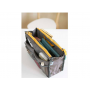 Geanta pentru organizarea bagajului, 26x15x8 cm – compact, practic și impermeabil. Gri.