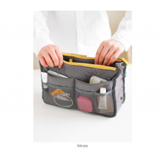 Geanta pentru organizarea bagajului, 26x15x8 cm – compact, practic și impermeabil. Gri.