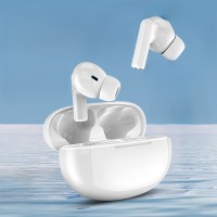 Căști Bluetooth Wireless J20 TWS, Noise Cancelling, Bluetooth 5.3, Autonomie 39h, Control Tactil, HiFi Stereo. Alb