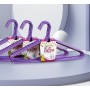Set 10 Umerase, metalice cu cârlige, 41,5 cm Pachet 10 buc. Mov