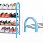 Pantofar tip raft, 4 nivele, Albastru deschis, Pentru Incaltaminte,  60*43*19 cm