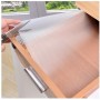 SET 2 Folie de protecție antiderapantă transparentă, 0,3 x 1,5 m, pentru tacâmuri, rafturi și sertare.