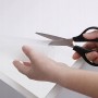 SET 2 Folie de protecție antiderapantă transparentă, 0,3 x 1,5 m, pentru tacâmuri, rafturi și sertare.