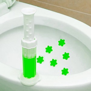 Odorizant gel toaleta, aplicare direct pe vasul de toaleta, curatare WC, 12 aplicatii, Mar