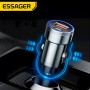 Încărcător auto Essager 54W, Type-С+ USB-A, QC 3.0– Rapid, Compact, Sigur și cu Dublă Conectivitate, Negru.