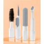 Kit de curatare 5 in 1, Portabil, pentru  dispozitive electronice, ABS, 2.5 x 4.5 cm, Alb