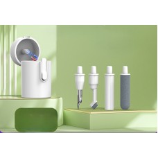 Kit de curatare 5 in 1, Portabil, pentru  dispozitive electronice, ABS, 2.5 x 4.5 cm, Alb