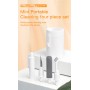 Kit de curatare 5 in 1, Portabil, pentru  dispozitive electronice, ABS, 2.5 x 4.5 cm, Alb