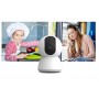 Camera de supraveghere Video CCTV, WiFi, HD1080P, 2.4G, 3MP, Rotire 360°, 8*8*12 cm, Senzor Miscare, Alb