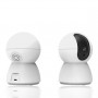 Camera de supraveghere Video CCTV, WiFi, HD1080P, 2.4G, 3MP, Rotire 360°, 8*8*12 cm, Senzor Miscare, Alb