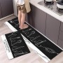 Set 2 Covorase de Bucatarie, antiderapante, material moale, design modern