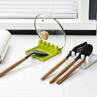 Set 2 Bucăți Suport pentru Linguri, Spatule și Capace, 13*14*5 cm, Alb