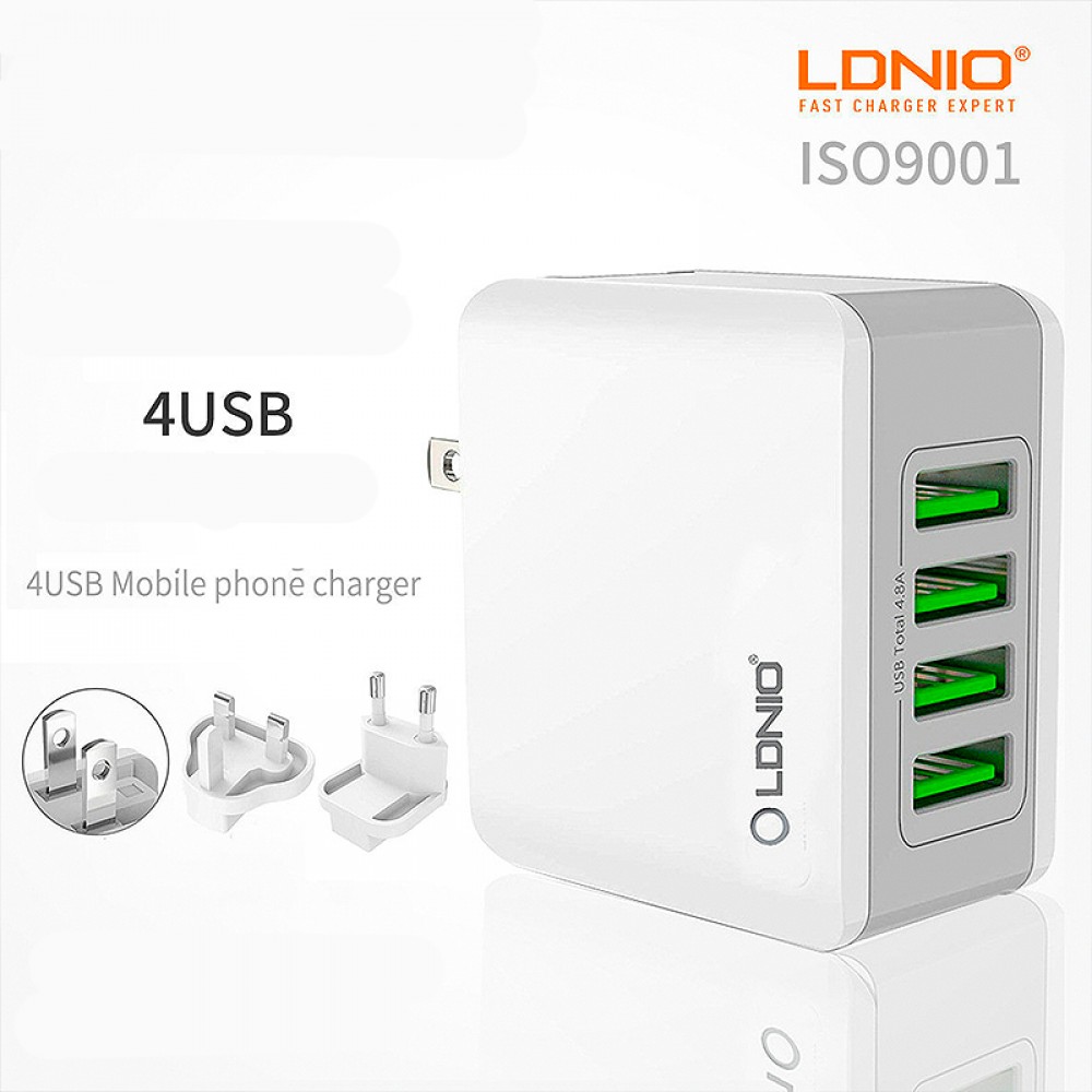 Încărcător USB LDNIO cu 4 Porturi și Adaptoare UK/EU/US/AU – Ideal pentru Călătorii Internaționale și Uz Zilnic.Alb. Încărcător USB LDNIO cu 4 Porturi și Adaptoare UK/EU/US/AU – Ideal pentru Călătorii Internaționale și Uz Zilnic.Alb.