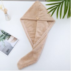 Prosop din microfibre, pentru par lung, stil turban, 60*23 cm, Bej, 2 Buc, 50 g