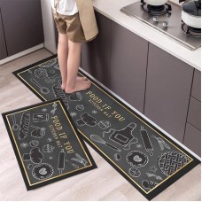 Set 2 Covoare Antiderapante pentru Baie și Bucătărie – Confort, Siguranță și Design Food if you
